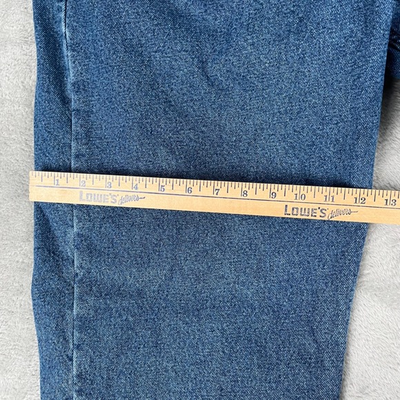 Carhartt Relaxed Fit Straight Leg Denim Jeans Mens Blue Size 36x30 B172 DST - Picture 6 of 12